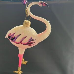 Pink flamingo ornament🎄